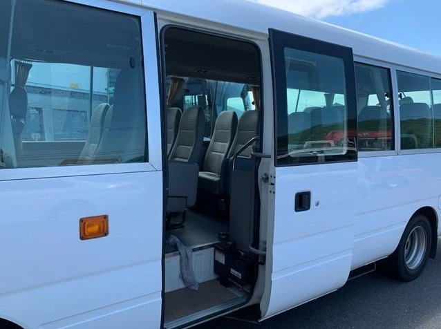 Toyota Coaster White 2012 image 7
