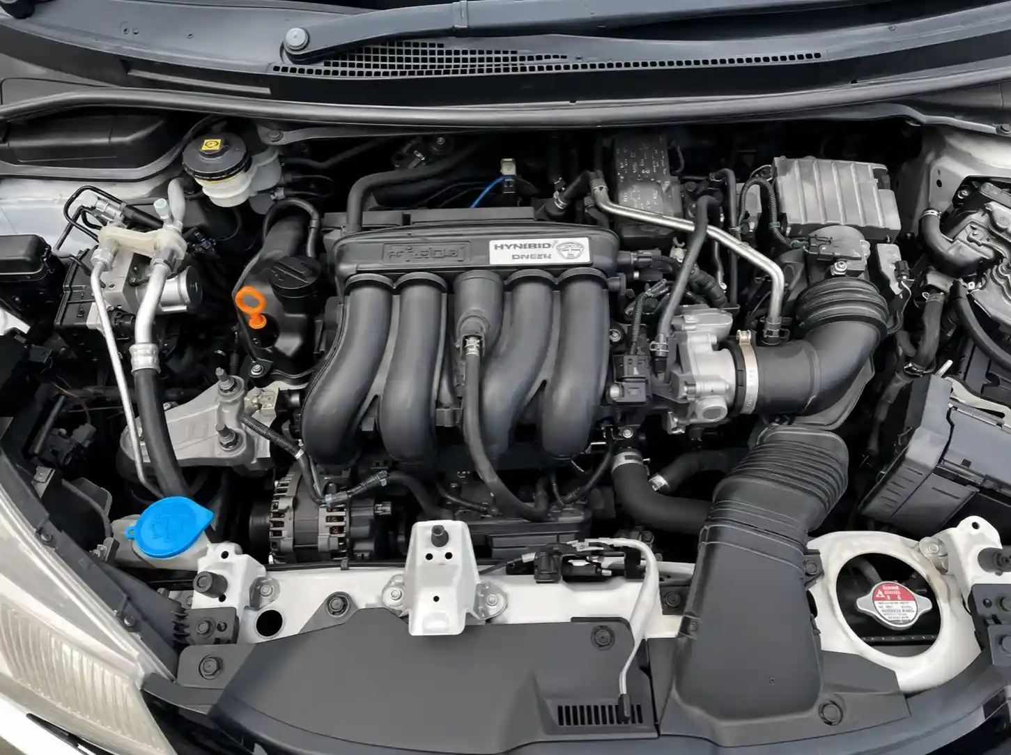 Honda Fit White 2014 image 4