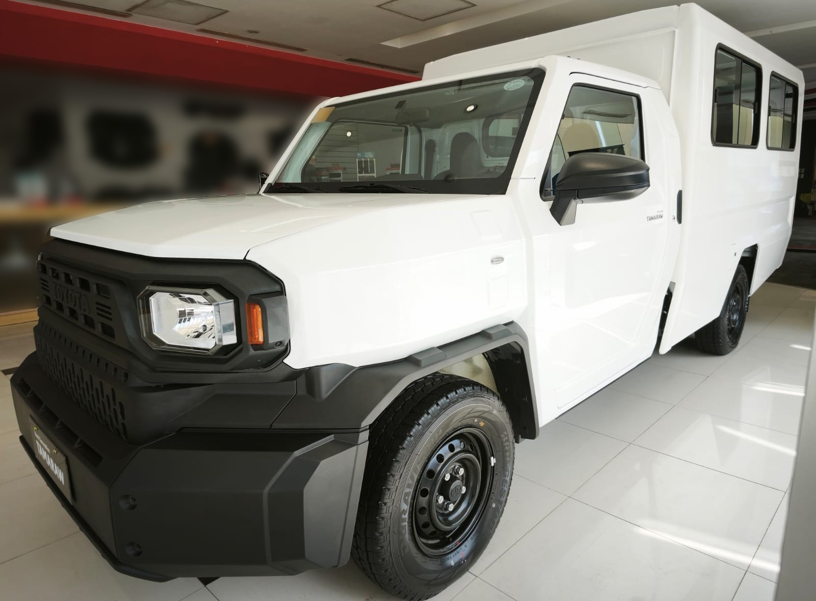 2026 TOYOTA TAMARAW VAN Utility Van DSL 2.4 2WD MT White image 2