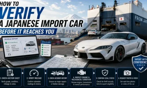 How to Verify a Japanese Import Car Before It Reaches You