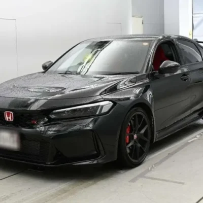 Honda Civic Type R Black 2025 sports hatchback from Japan
