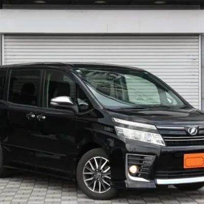 Buy Toyota Voxy Black 2015 from Japan