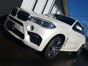BMW X6 2016 white SUV available from Japan
