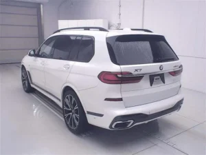 BMW X7 xDrive40d M Sport 2021 Pearl White luxury SUV for sale from Japan through SBK Global Auto Trading